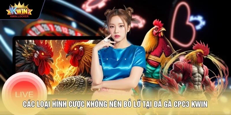 Các loại hình cược không nên bỏ lỡ tại đá gà CPC3 KWIN